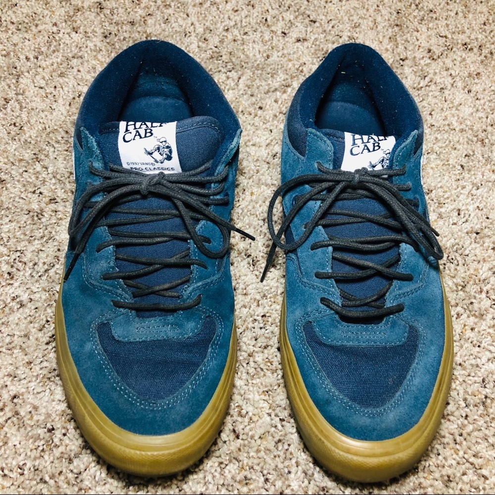 Vans Dark Blue Half Cab Low Top Shoes